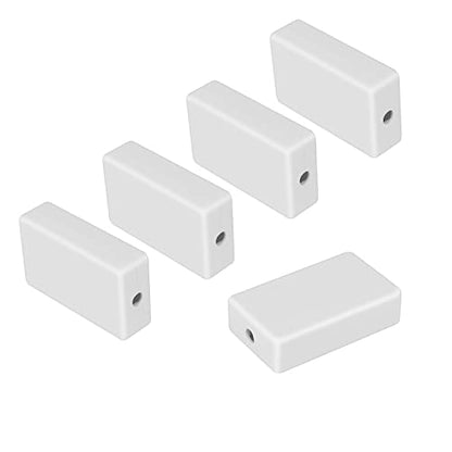 Project Box 5 Pieces ABS Plastic Electrical Project Case Small Junction Box for Electronics White 2.36 x 1.42 x 0.67 inch (60 x 36 x 17 mm) - color: 5 pieces, size: 2.36"x 1.42"x 0.67"