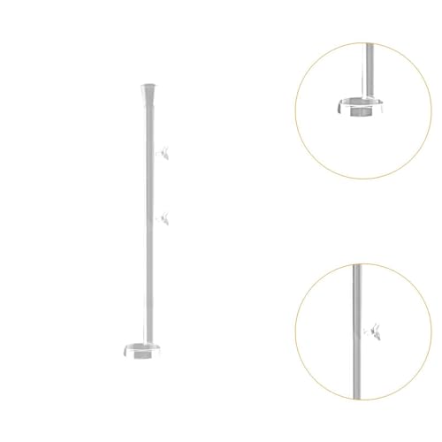 Aquarium Feeder Tube Glass Feeding Tube with Round Feeding Tray Multiuse Shrimp Feeder for Home Use, 45cm