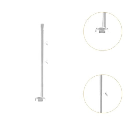 Aquarium Feeder Tube Glass Feeding Tube with Round Feeding Tray Multiuse Shrimp Feeder for Home Use, 45cm