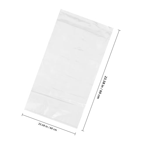 Ipetboom 50pcs Ornamental Fish Transport Bags 30x60cm Plastic Live Fish Shipping Bags with Oxygen for Aquarium and Breeding Use