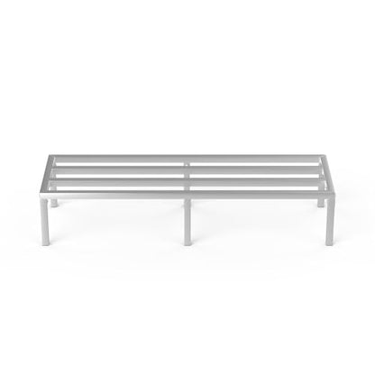 60" Long x 20" Wide | Height: 12" Off The Floor Aluminum Dunnage Rack | Storage in Restaurant, Kitchens and Garages and More! - size: 60" Long x 20" Wide | Height: 12" Off The Floor