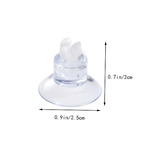 YARNOW 18pcs Aquarium Cup Clips for Airline Tubing Fish Tank Hose Holder Sturdy Material Easy to Install for Oxygen Tubes