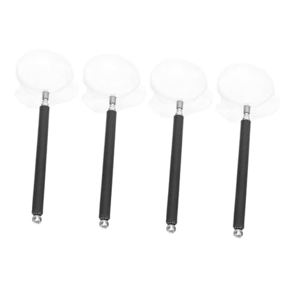 Toddmomy 4pcs Small Telescopic Fish and Shrimp Net Heavy Duty Handle for Aquarium Cleaning and Debris Skimming Design for Ponds and Creeks