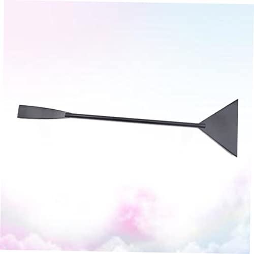Mikikit Aquarium Plant Shovel Short Stainless Steel Shovel for Grass Waterweed Aquatic Maintenance Cleaning Tool