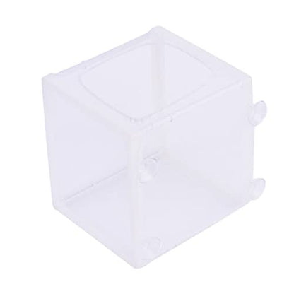 Angoily 3pcs Aquarium Breeder Net Baby Fish Net for Tank Fish Breeding Net with Suction Cup White Polyester Net Frame Survival Rate Enhancer for Fish Tank