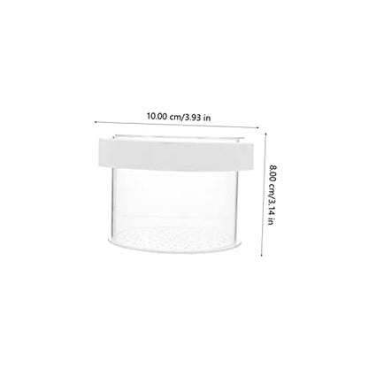 MERRYHAPY Fish Separator Floating Box Acrylic Fish Hatchery for Aquariums Easy Removable Design No Suction Cups Required for Breeding Guppies and Fry with Lid