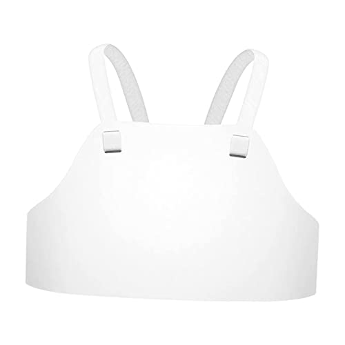 Colaxi Breast Protector Adults Kids Fencing Guard for Rugby Football Boxing Muay Thai - size: Men XS 50-70cm