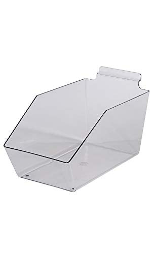 Clear Plastic Dump Bin - 6 X 5 ½ X 11 ½ - Set of 2