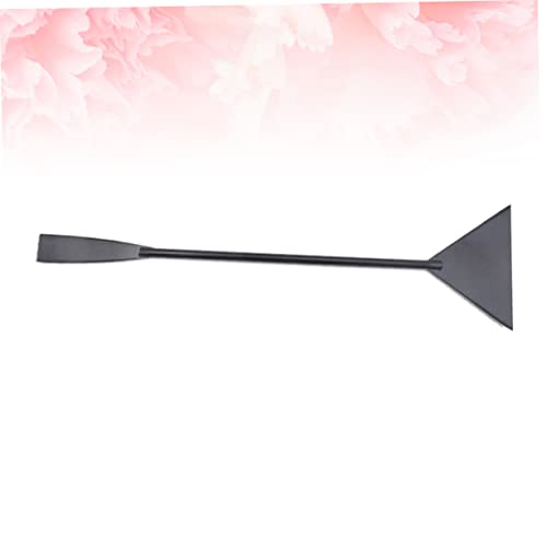 Mikikit Aquarium Plant Shovel Short Stainless Steel Shovel for Grass Waterweed Aquatic Maintenance Cleaning Tool