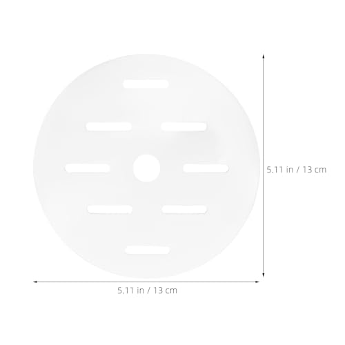 Fish Aquarium Anti-Jumping Cover - Round Acrylic Mesh Screen Netting for Fish Bowl - Aquarium Screen Top Cover from Jumping Out 5.12" - size: 13.00X13.00X0.30CM