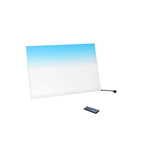 Aquarium Backlight Screen-Fish Tank Background Light,for Rimless Aquarium,Ultra-Thin 6mm Gradient Colors Panel.RGB Series - size: 23.6W×15.7H in(60x40cm)RGB