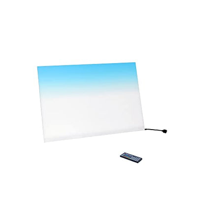Aquarium Backlight Screen-Fish Tank Background Light,for Rimless Aquarium,Ultra-Thin 6mm Gradient Colors Panel.RGB Series. - size: 23.6W×17.7H in(60x45cm)RGB