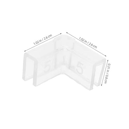 Happyyami 10pcs Indoor Corner Guards Transparent Protective Edges for Aquariums Furniture Appliances Durable Versatile Bumpers for Safety and Damage Prevention