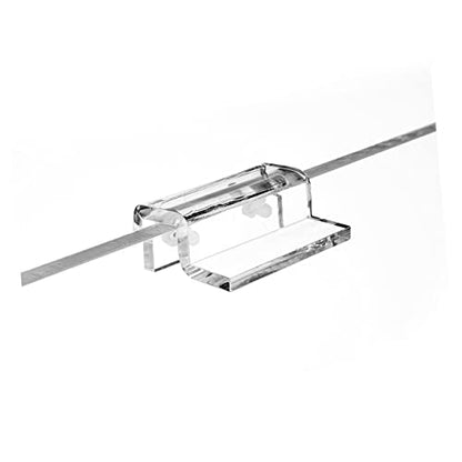 4pcs Acrylic Fish Tank Cover Holder Bracket for Open Aquariums Support Tool for Turtle Tanks and Pet Containers Stable and Design