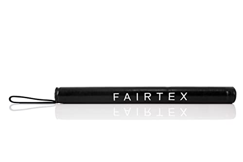 Fairtex BXS1 Leather Boxing Sticks, Muay Thai MMA Striking Accuracy Targets | Premium genuine leather body with lightweight core. Sleek durable design enhances coach control during precision speed drills - color: Black