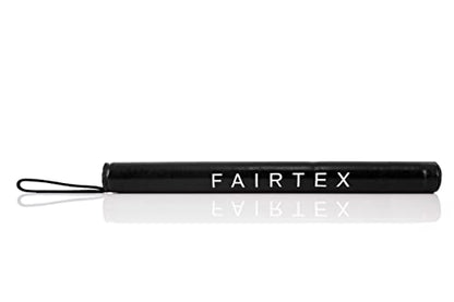Fairtex BXS1 Leather Boxing Sticks, Muay Thai MMA Striking Accuracy Targets | Premium genuine leather body with lightweight core. Sleek durable design enhances coach control during precision speed drills - color: Black