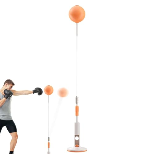 Boxing Reflex Ball Punching Bag Stand Reflex Trainer Hand-Eye Coordination | Standalone for Kids Adults Teens Home Gym Boxing Training Speed Cardio Fitness Workout Dexterity Exercise Equipment - size: 154cm