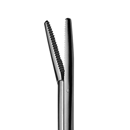Precise ENT Procedures with Alligator Ear Forceps - Curved Jaw Design, Non-Slip Grip Handle, Fine-Tip, Reusable and Easy to Clean - 12 Inches