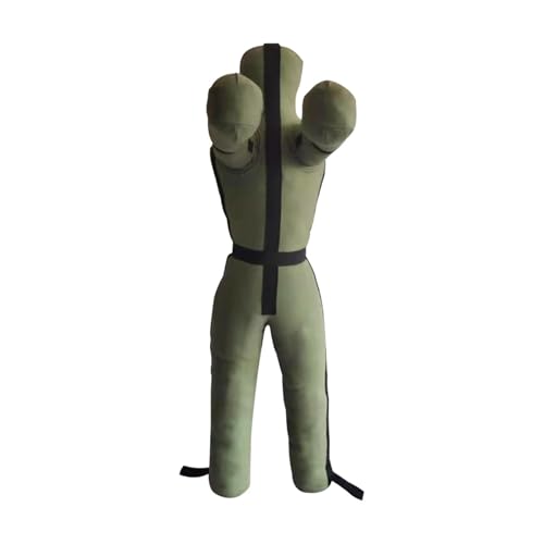 MMA Grappling Dummy Unfilled Training Bag for Judo and Karate, 180cm Green