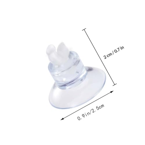 YARNOW 18pcs Aquarium Suction Cup Clips and Rubber Clamps for Fish Tank Airline Tube Holder with Strong Grip, Sturdy Silicone Material, Suitable for Air Pump Accessories in Freshwater
