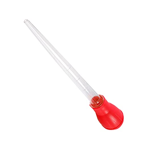 POPETPOP Aquarium Tools Pipette 50ml Manual Fish Tank Cleaner Red Practical Aquarium Waste Tool