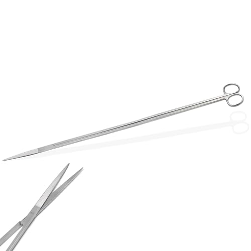 Fish Aquarium Cleaner Kelly Scissors Straight 18" Extra Long Handle Sharp/sharp Stainless Steel Instruments