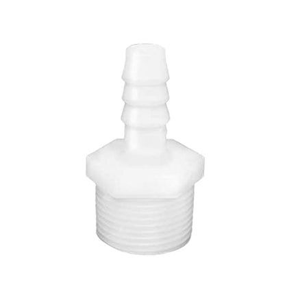 Plastic Hose Barb Fittings 5/16" Barb X 3/8" NPT Male Thread Adapter Connector Pipe Fitting (pack of 6) - size: 5/16" Barb x 3/8" Male