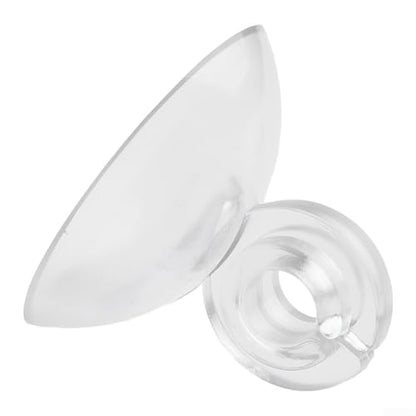 Aquarium Fish Tank Suction Cups Holder Set 10pcs Clear Plastic Suckers Clips Pads for Air Line Pump Tube, 2.5cm Diameter Suction Cup with 5mm Clip