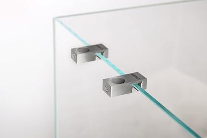 304 Stainless Steel Lily Pipes with Clamps for Rimless Glass Aquarium, Inflow and Outflow Set (Pipe Diameter 12mm)… - size: ID/OD=10/12mm