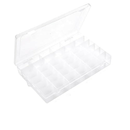 Clear Visible Plastic Storage Box with Removable Dividers, 36 Grids, Suitable for Jewelry, Screws Hardware Accessories Organizer, Crafts, Fishing Tackle