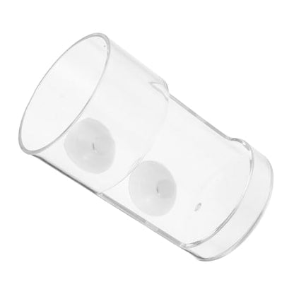 Fish Tank Feeder Cups Sinking Design Aquarium Feeding Cup Prevents Food Scattering Easy to Install Fish Feeding Tool for Various Aquariums