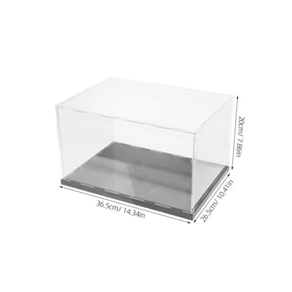 POPETPOP Glove Display Box Acrylic Storage Box for Boxing Gloves Artwork Display Rack