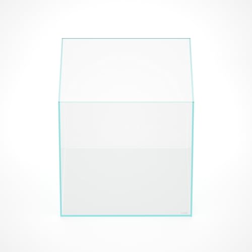 31 Gallon Cube Rimless Low Iron Aquarium Fish Tank,19.7" L × 19.7" W × 19.7" H (50cm x 50cm x50cm) 8mm Thickness with Nano Foam Leveling Mat Included - size: 31Gal W19.7×D19.7×H19.7 in(50x50x50cm)