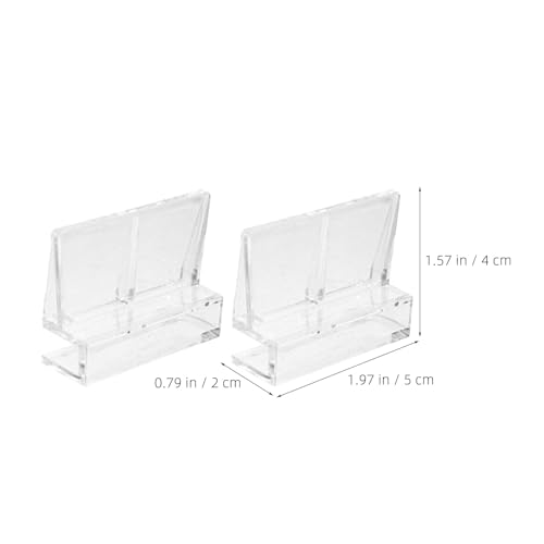 20pcs Aquarium Cover Bracket, Fish Tank Lid Clips, Glass Cover Clip, Acrylic Aquarium Lid Support Holder for Pet Supplies, Water Feature 6mm