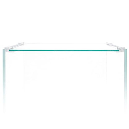 Ultum Nature Systems Tank Lid for Rimless Aquariums - Ultra Clear Glass Cover With Clips (5N, 5S, 5T)