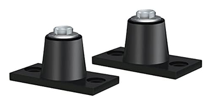 Floor Mount Vibration Isolator, 100% Neoprene, Capacity Range: 15 to 45 lb. - size: 15 to 45 lb.