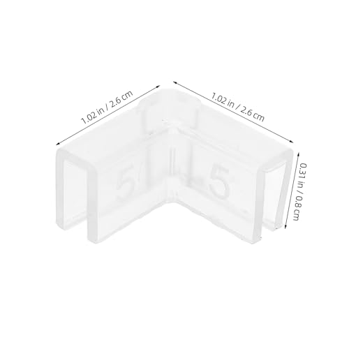 10pcs Corner Protectors Proofing Shaped Soft Bumpers for Aquariums Furniture Appliances Durable Aesthetic Edge Guards
