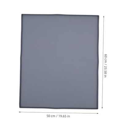 STOBOK Silicone Washer Dryer Top Protector Mat Non-slip Cushion for Washing Machine Dryer Pad for Stability Cleanliness Laundry Rooms
