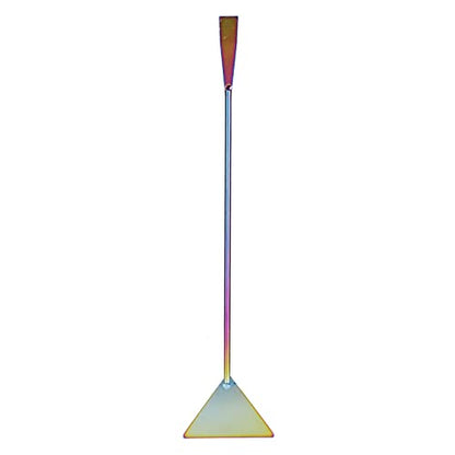 GLOGLOW Long Sand Spatula, Stainless Steel Plant Tool, Substrate Smoothing 32cm Long for Aquarium Maintenance and Gardening