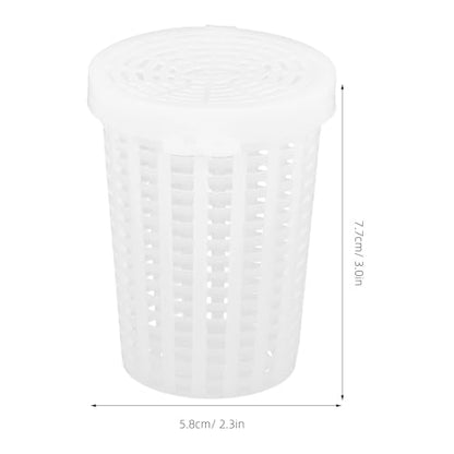 VANZACK 10Pcs Fishing Bait Cage Traps Feeder Holder Box Large Size Baits Case Barrel Fish Lure Plastic Basket Fishing