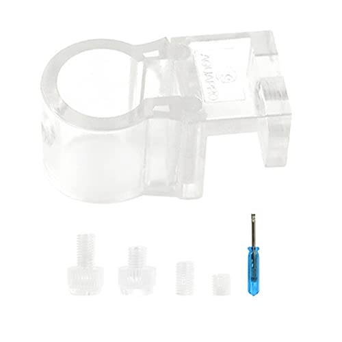Aquarium Filter Inflow/Outflow-Lily-Pipe Fixture Water Changer Hose Holder Adjustable Multifunction Mounting Clip Lily-Pipe Fixture