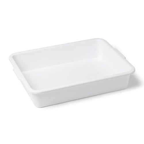 United Scientific Polypropylene Multi-Purpose Containment Tray - Plastic Trays for Sterilizing & Drying Lab Supplies - Durable and Temperature Resistant Storage Tray - 15" L x 12" W x 3" H (1 Count) - size: 15" x 12" x 3" (1 Count)