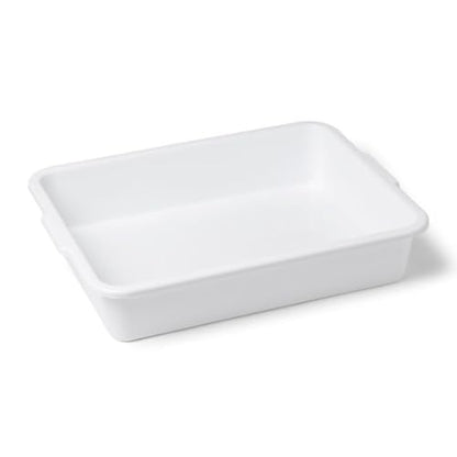 United Scientific Polypropylene Multi-Purpose Containment Tray - Plastic Trays for Sterilizing & Drying Lab Supplies - Durable and Temperature Resistant Storage Tray - 15" L x 12" W x 3" H (1 Count) - size: 15" x 12" x 3" (1 Count)