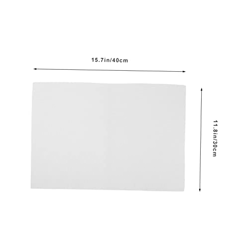Reptile Terrarium Cushioning Mat Thickened Non- Fish Tank Pad Bottom Mat for Aquarium Lightweight Insulation Compression Resistance - color: White