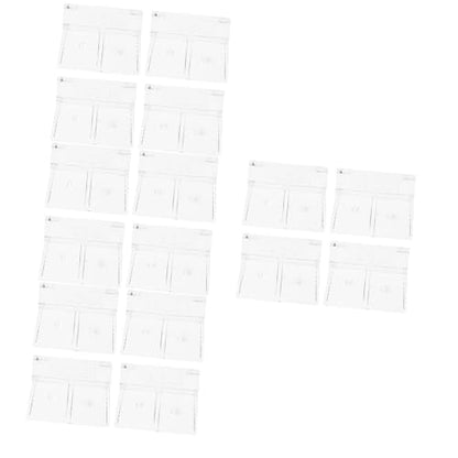 balacoo 16pcs Acrylic Aquarium Cover Holder Brackets for Fish Tank Sturdy Support for Open Aquariums Turtle Tanks and Pet Elegant Transparent Design