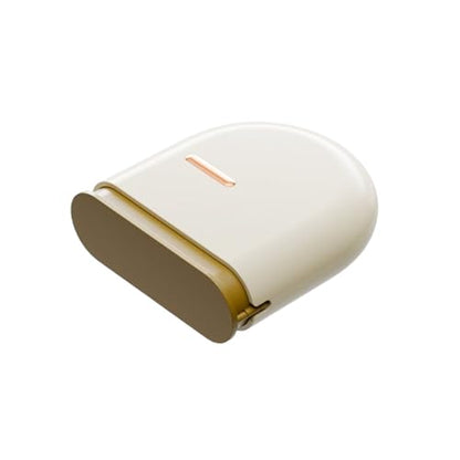 Dental Retainer Case, Pull-Out Invisible Mouthguard Case, Portable Denture Cleaning Organizer with Vent Holes (Cream) - color: Cream