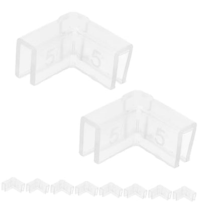 Levemolo 10pcs Multifunctional Corner Guards for Aquariums and Furniture Transparent Shaped Edge Protectors Material for Comprehensive for Various