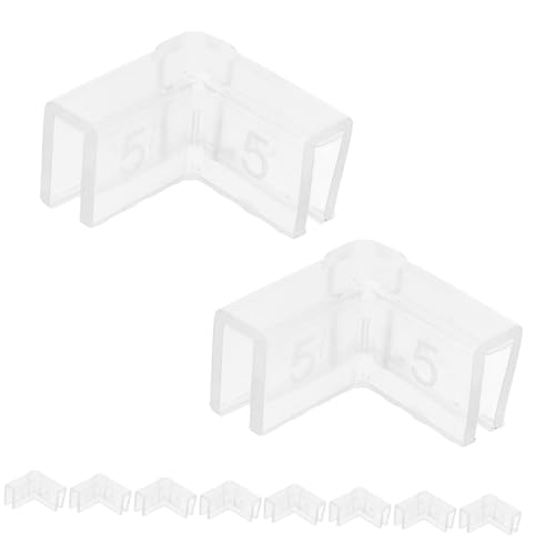 Levemolo 10pcs Multifunctional Corner Guards for Aquariums and Furniture Transparent Shaped Edge Protectors Material for Comprehensive for Various