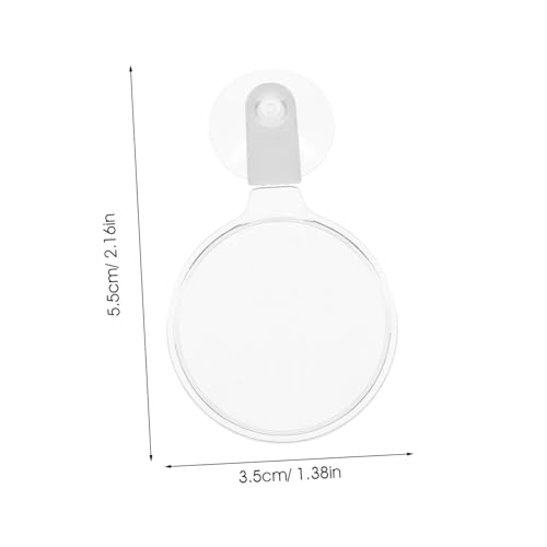 Happyyami Aquarium Magnifier with Strong Suction Cup for Fish Tank Viewing and Plant Observation Acrylic Small Animal Magnifying Glass for Detailed Aquatic and Inspection