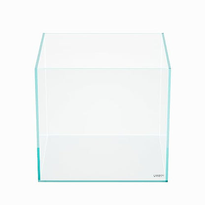 15.6 Gallon Cube Rimless Low Iron Aquarium Tank,15.7" L × 15.7" W × 15.7" H (40cm x 40cm x 40cm) 6mm Thickness with Nano Foam Leveling Mat Included - size: 15.6Gal W15.7×D15.7×H15.7 in(40x40x40cm)